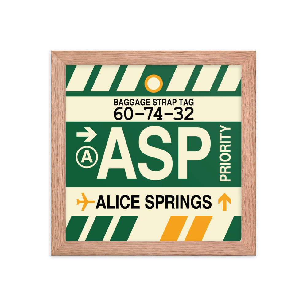 Travel-Themed Framed Print • ASP Alice Springs • YHM Designs - Image 06