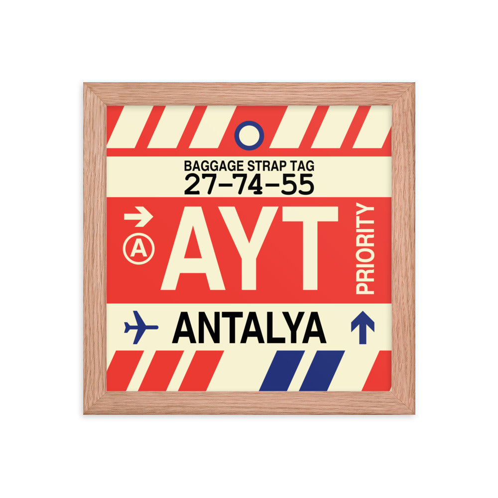 Travel-Themed Framed Print • AYT Antalya • YHM Designs - Image 06