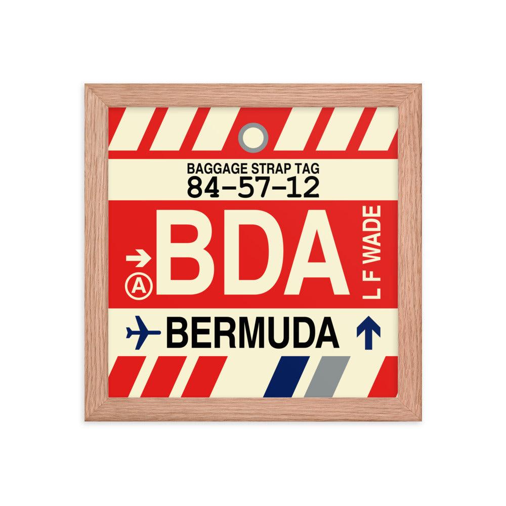 Travel-Themed Framed Print • BDA Bermuda • YHM Designs - Image 06