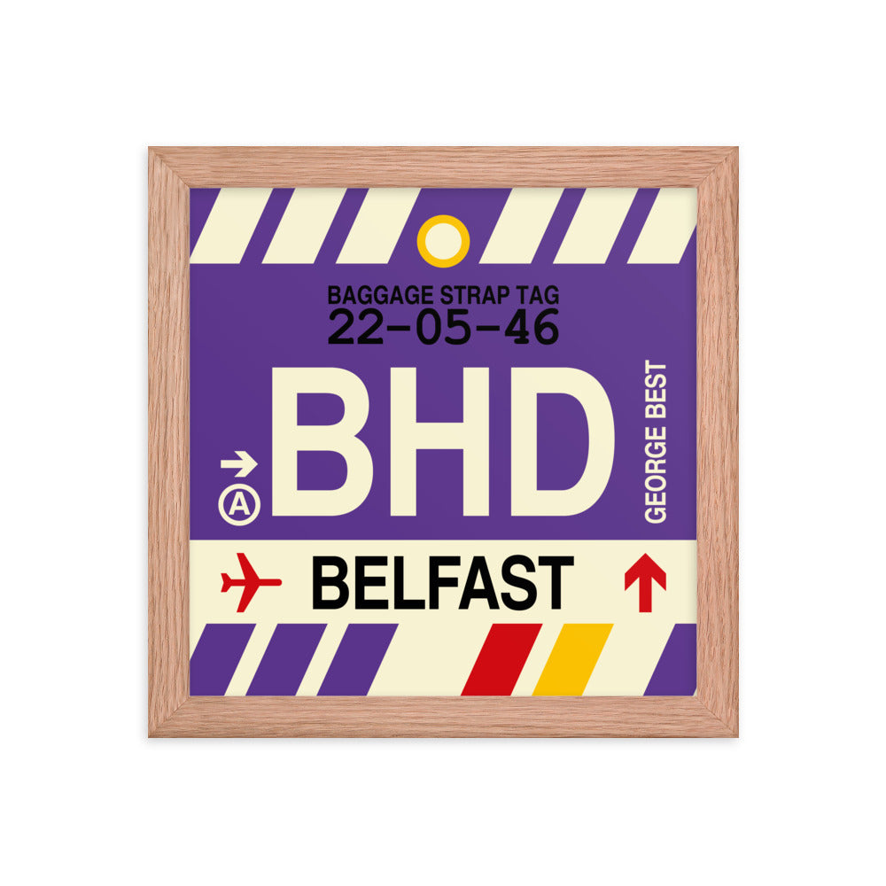 Travel-Themed Framed Print • BHD Belfast • YHM Designs - Image 06
