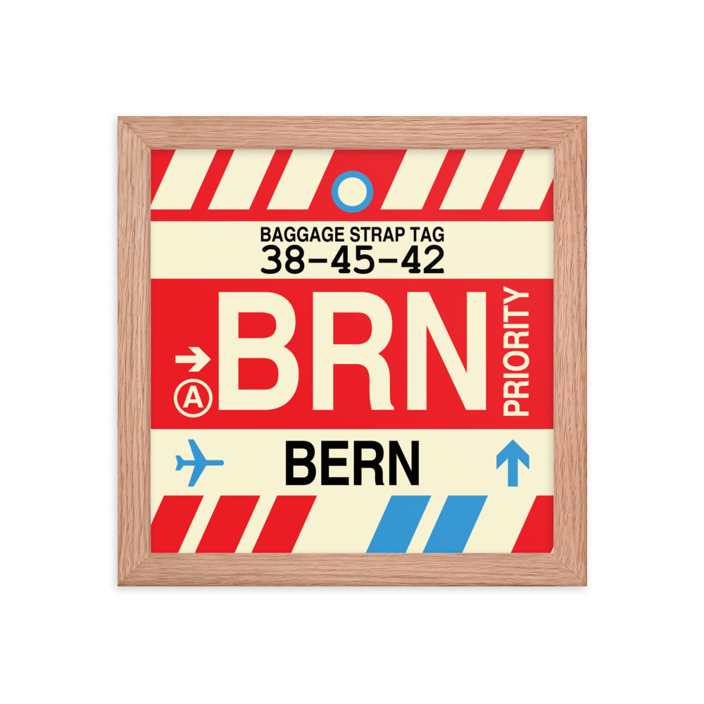 Travel-Themed Framed Print • BRN Bern • YHM Designs - Image 06