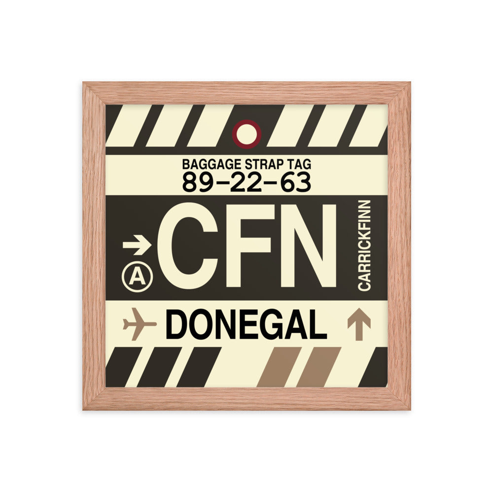 Travel-Themed Framed Print • CFN Donegal • YHM Designs - Image 06