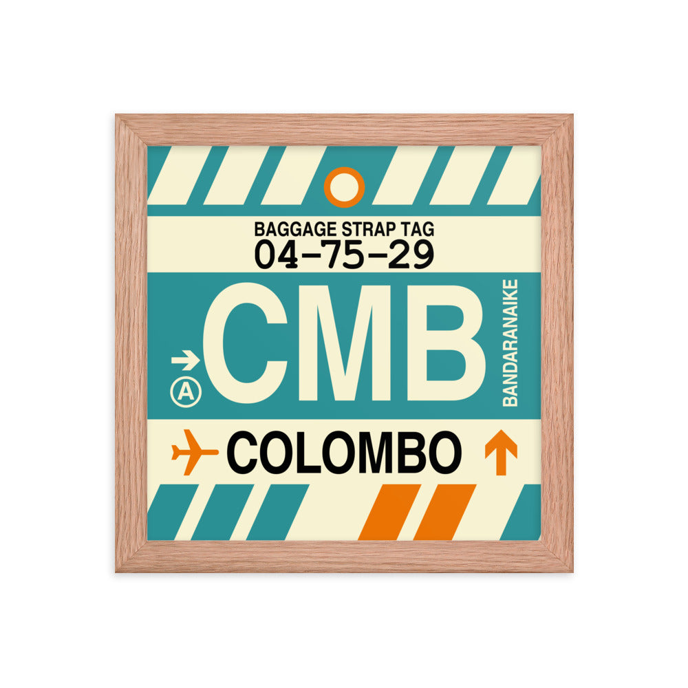 Travel-Themed Framed Print • CMB Colombo Souvenir • YHM Designs - Image 06