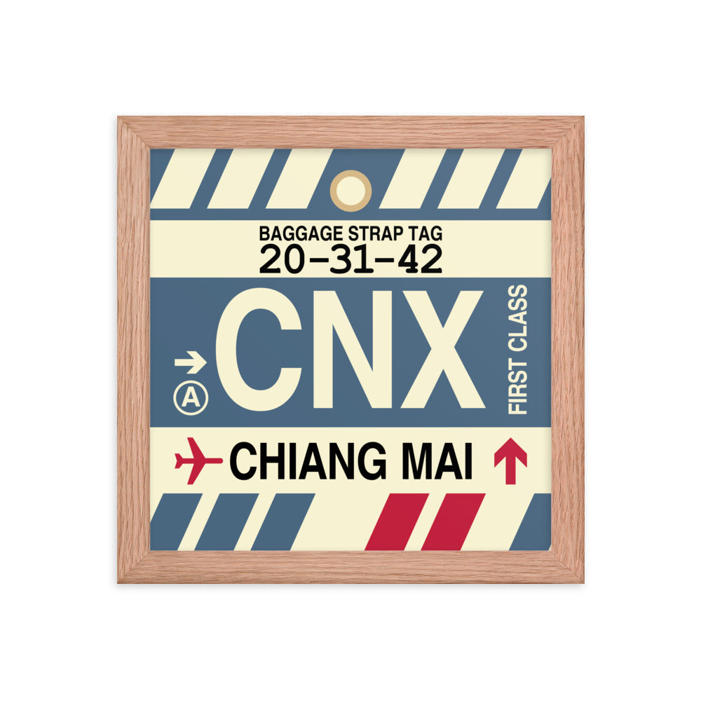 Travel-Themed Framed Print • CNX Chiang Mai Souvenir • YHM Designs - Image 06