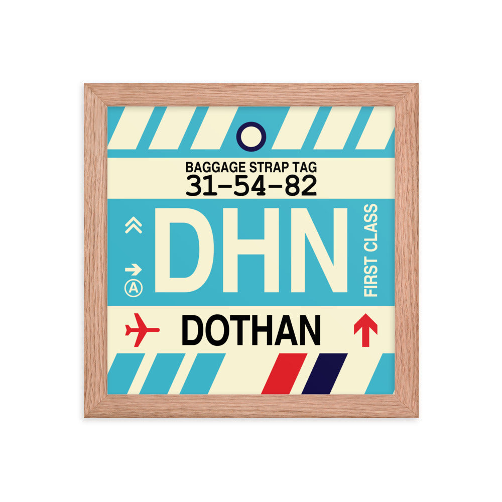 Travel-Themed Framed Print • DHN Dothan • YHM Designs - Image 06