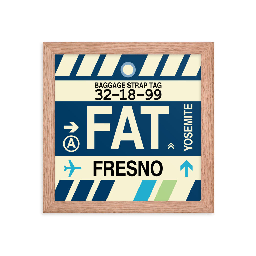 Travel-Themed Framed Print • FAT Fresno • YHM Designs - Image 06