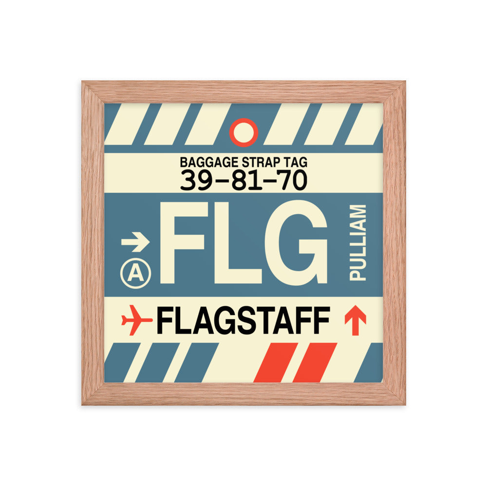 Travel-Themed Framed Print • FLG Flagstaff • YHM Designs - Image 06