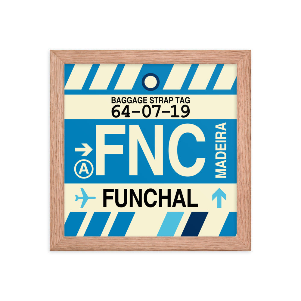 Travel-Themed Framed Print • FNC Funchal Souvenir • YHM Designs - Image 06