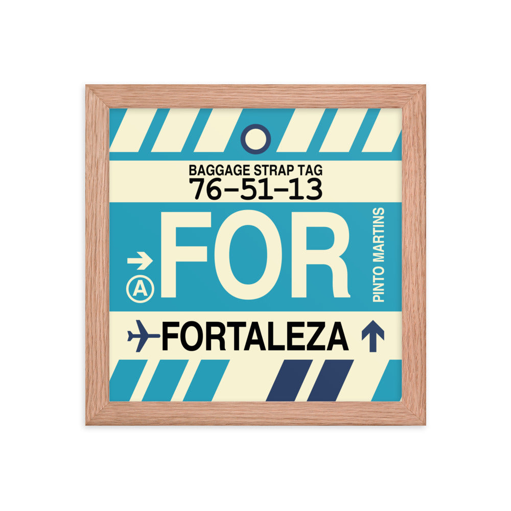 Travel-Themed Framed Print • FOR Fortaleza • YHM Designs - Image 06