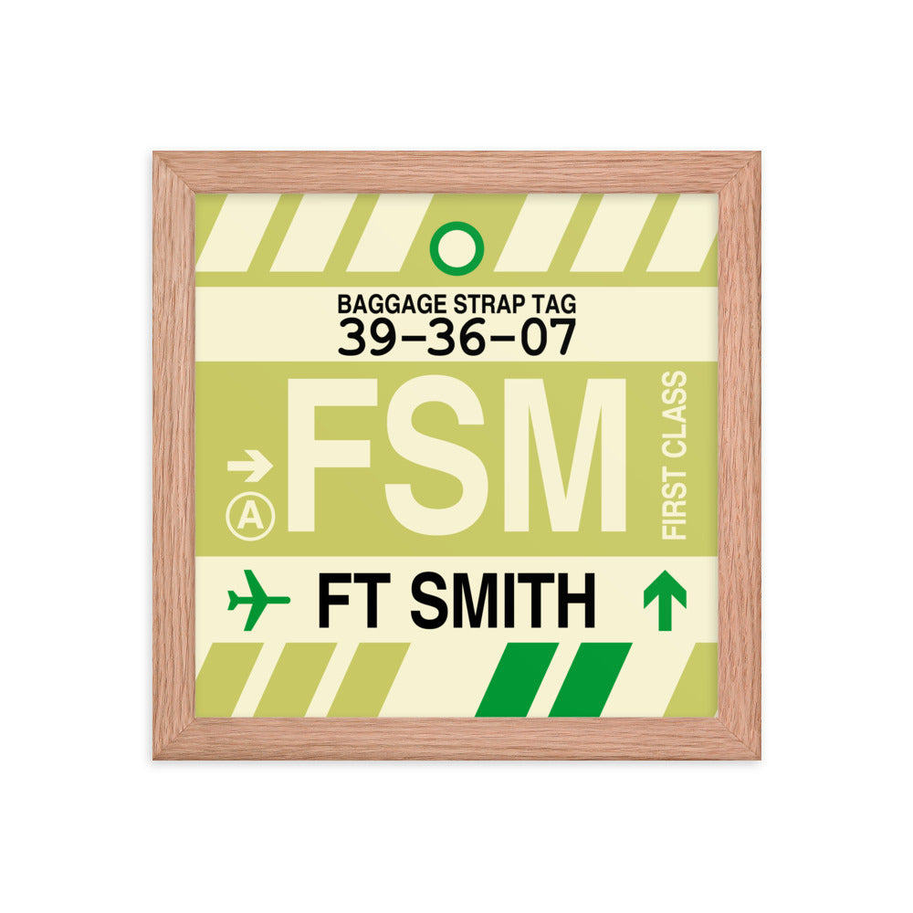 Travel-Themed Framed Print • FSM Fort Smith • YHM Designs - Image 06
