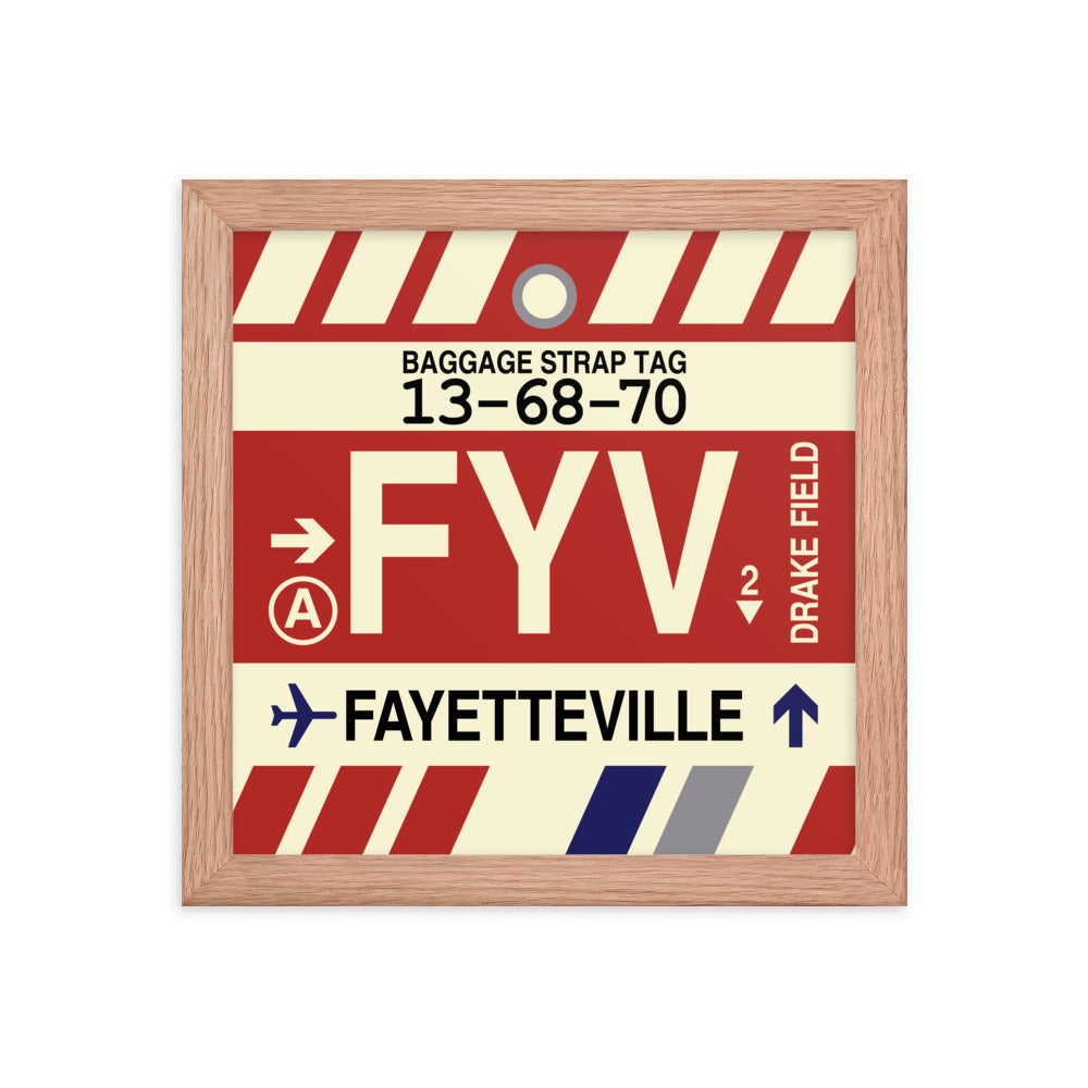 Travel-Themed Framed Print • FYV Fayetteville • YHM Designs - Image 06