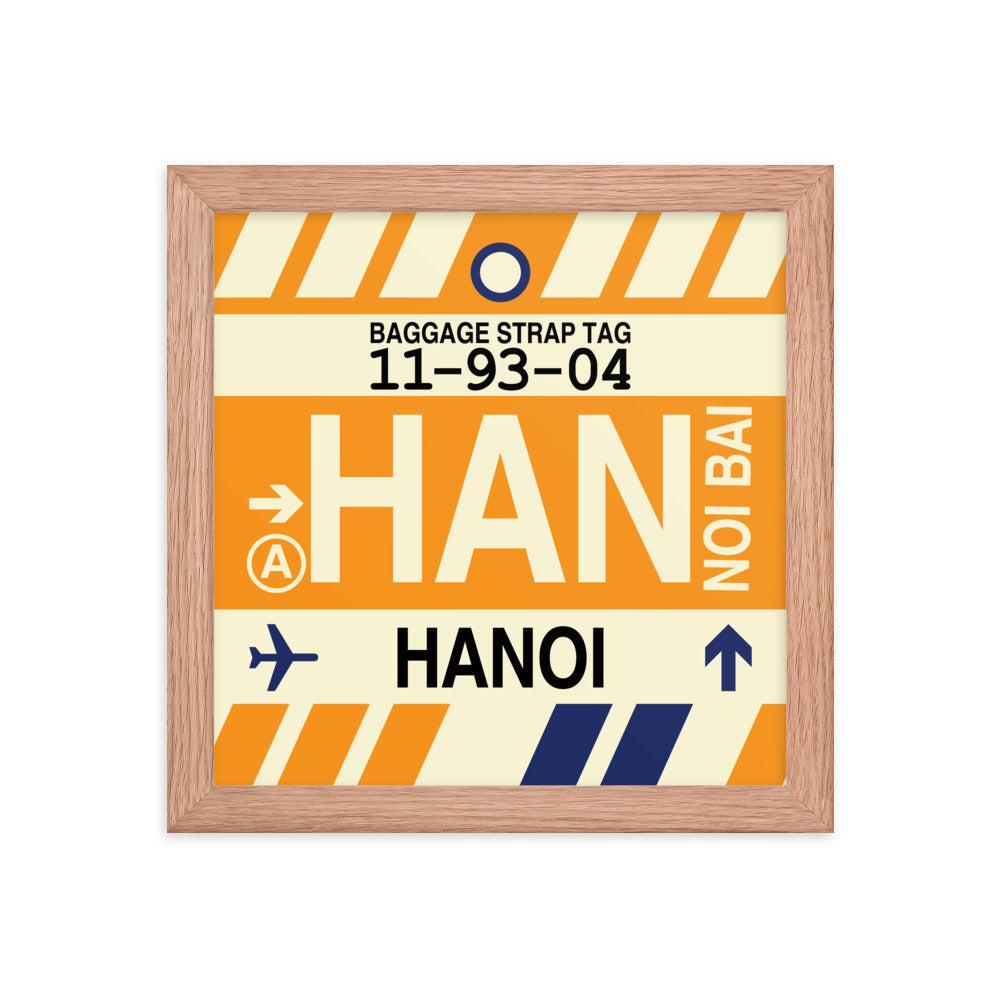 Travel-Themed Framed Print • HAN Hanoi Souvenir • YHM Designs - Image 06