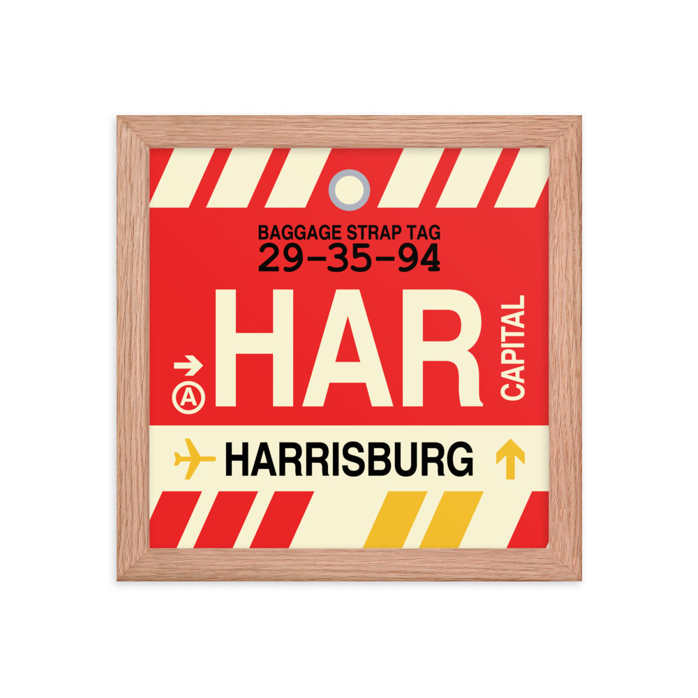 Travel-Themed Framed Print • HAR Harrisburg • YHM Designs - Image 06
