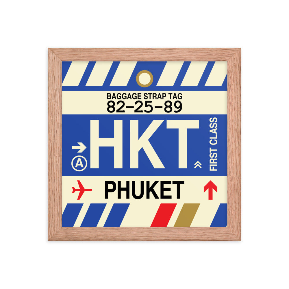 Travel-Themed Framed Print • HKT Phuket Souvenir • YHM Designs - Image 06