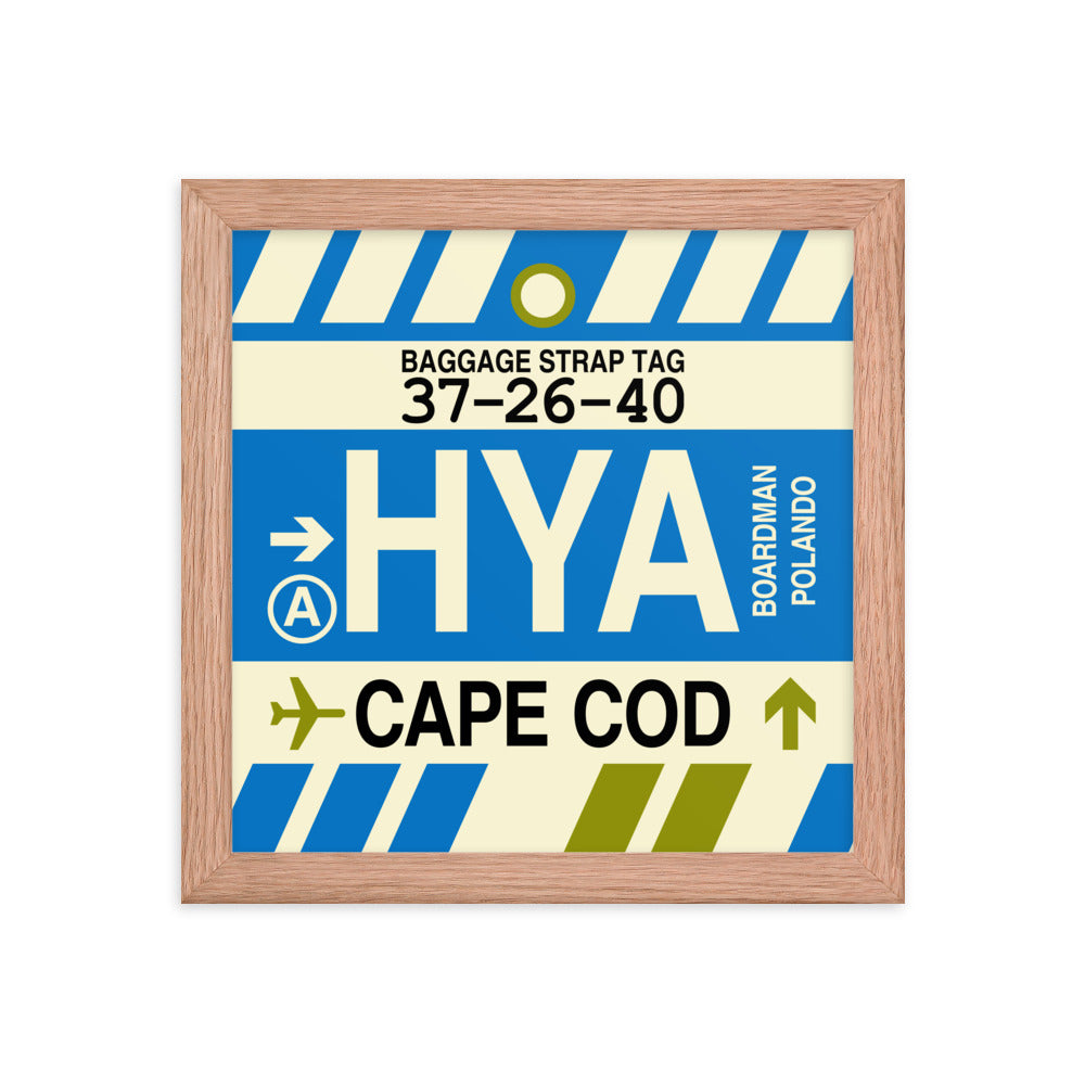 Travel-Themed Framed Print • HYA Cape Cod • YHM Designs - Image 06