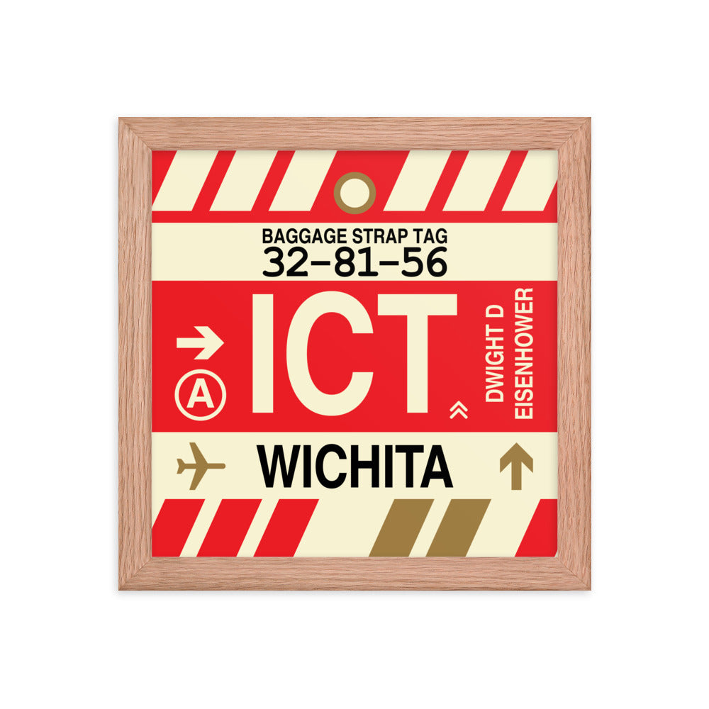 Travel-Themed Framed Print • ICT Wichita • YHM Designs - Image 06