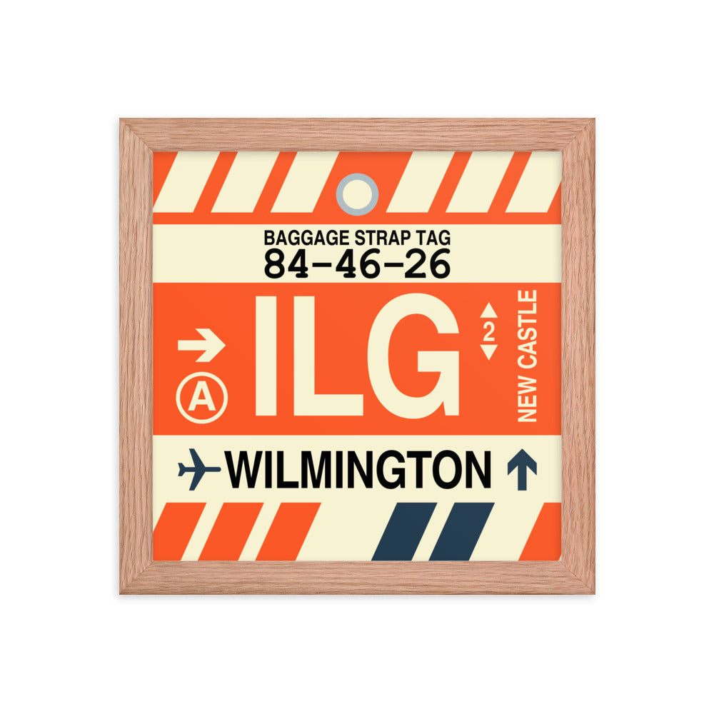 Travel-Themed Framed Print • ILG Wilmington Souvenir • YHM Designs - Image 06