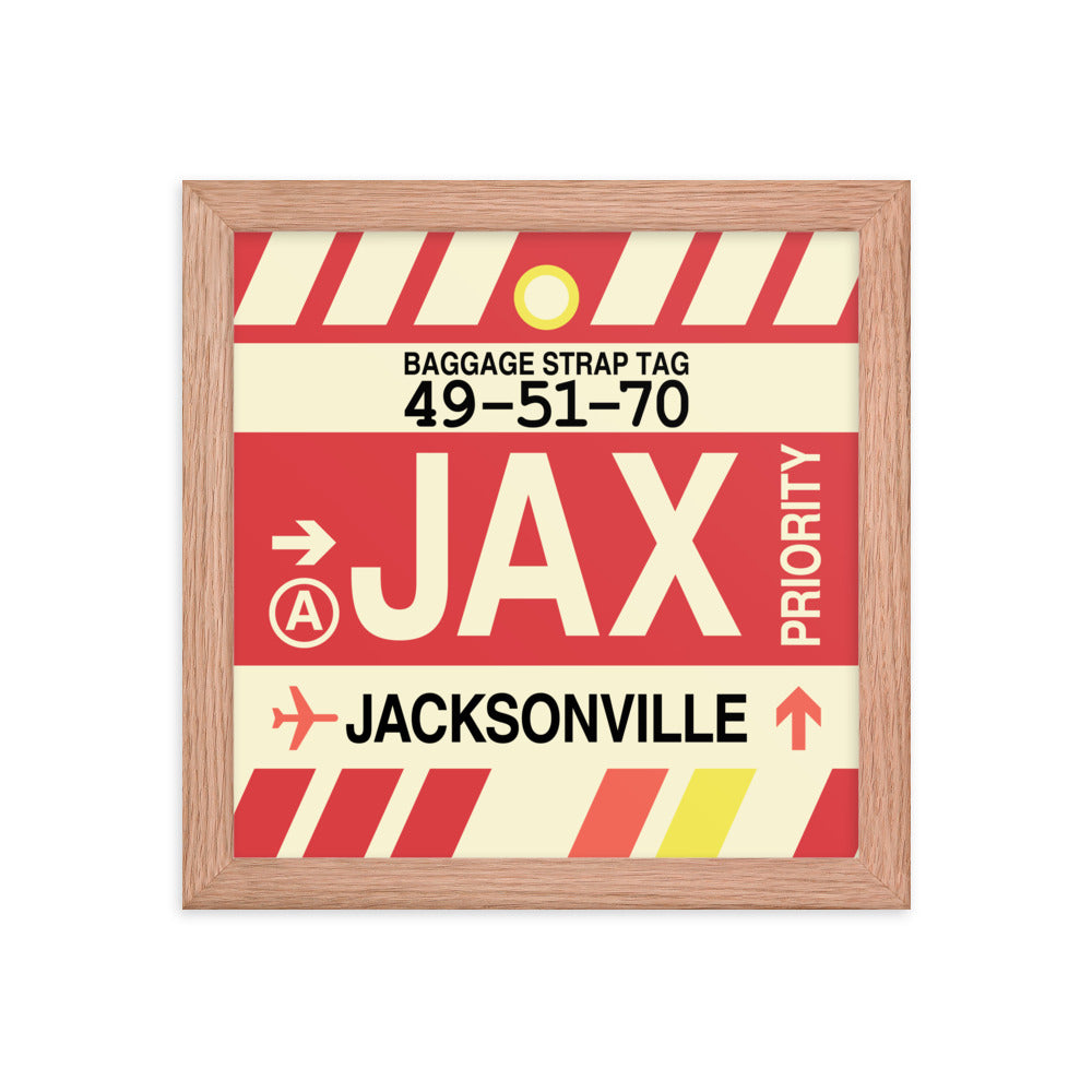Travel-Themed Framed Print • JAX Jacksonville • YHM Designs - Image 06