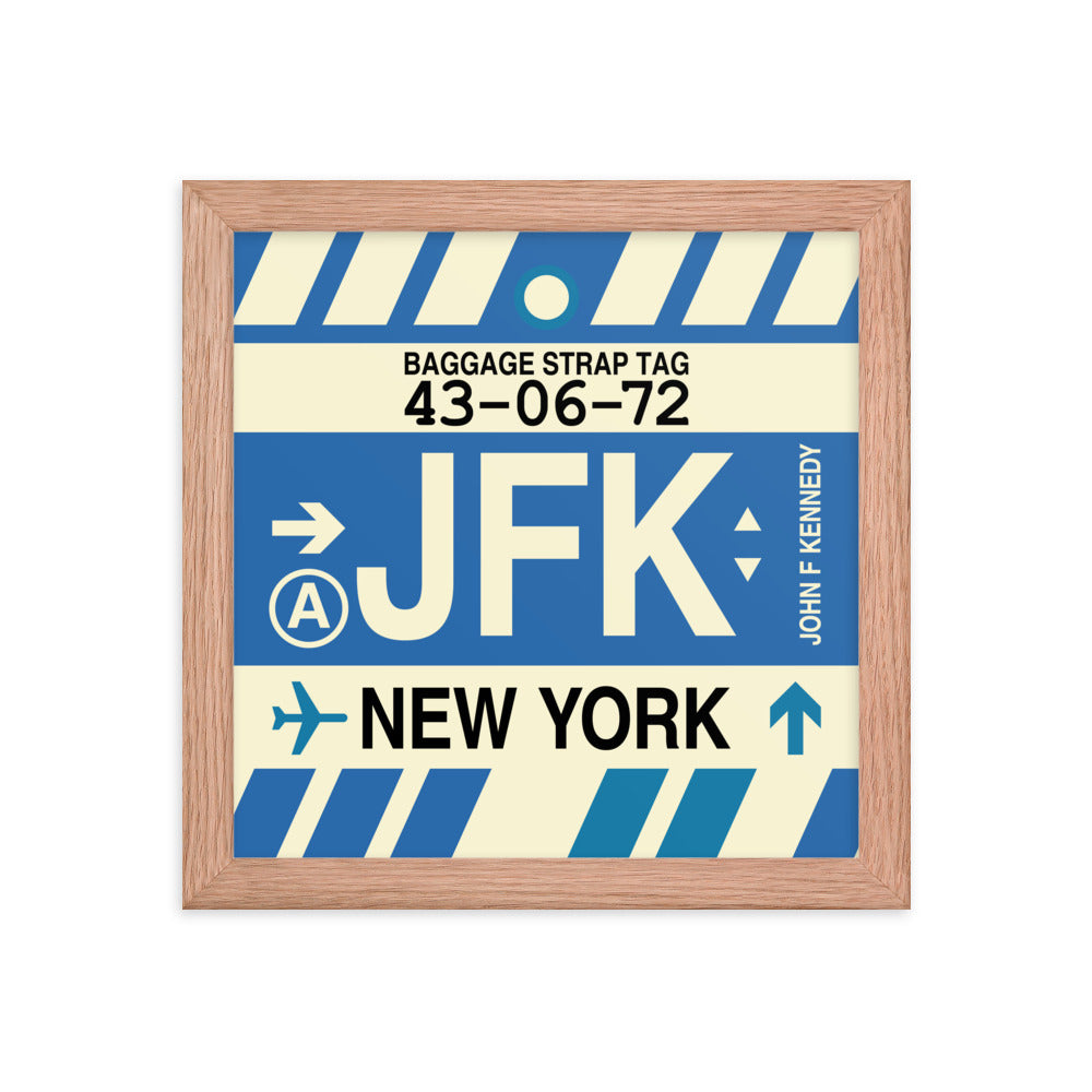 Travel-Themed Framed Print • JFK New York City • YHM Designs - Image 06
