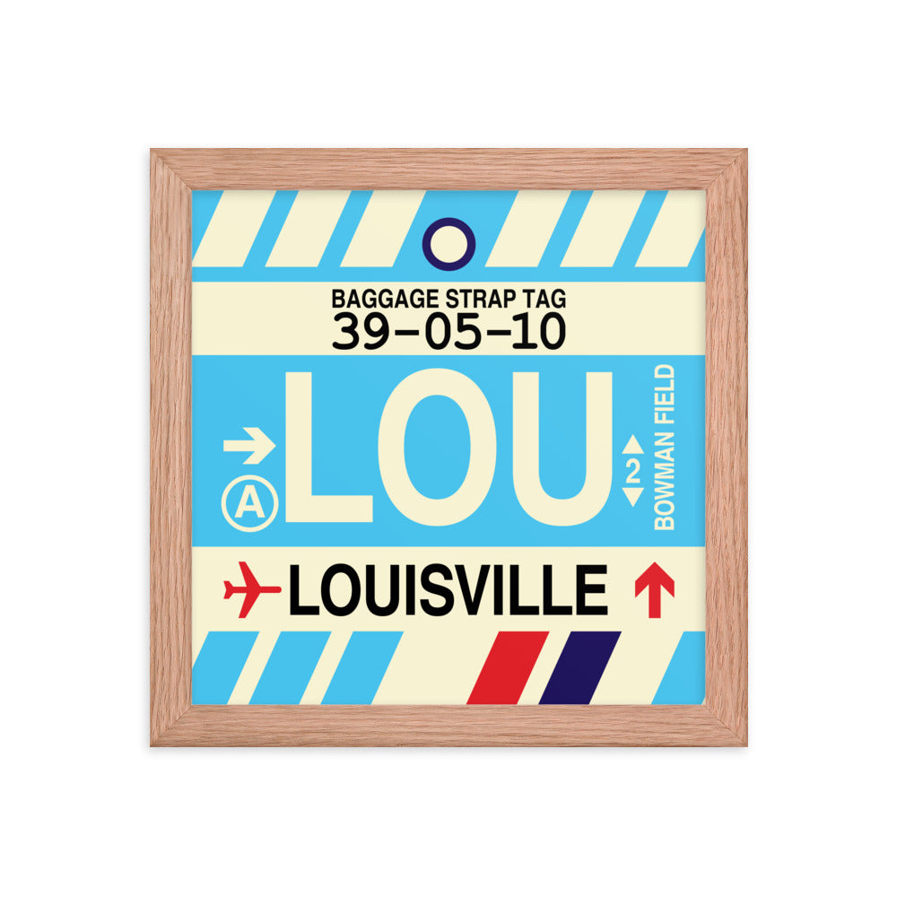 Travel-Themed Framed Print • LOU Louisville • YHM Designs - Image 06