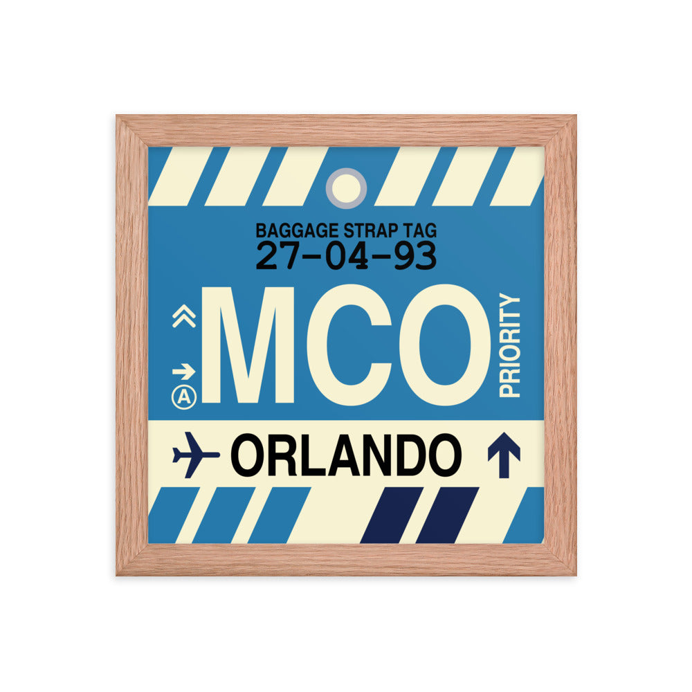 Travel-Themed Framed Print • MCO Orlando • YHM Designs - Image 06