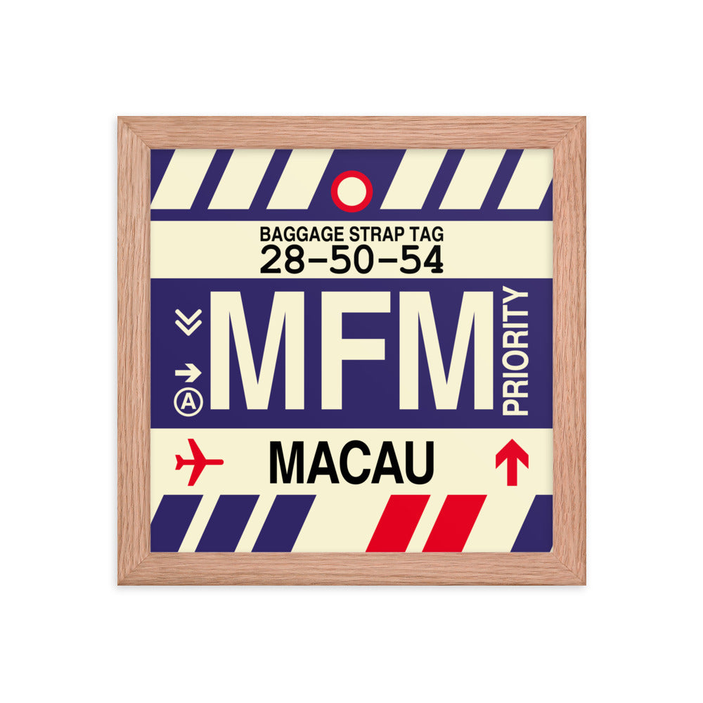 Travel-Themed Framed Print • MFM Macau Souvenir • YHM Designs - Image 06