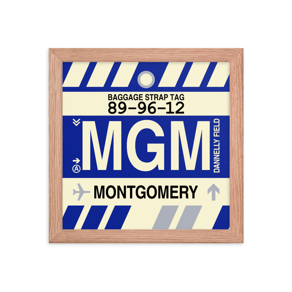 Travel-Themed Framed Print • MGM Montgomery Souvenir • YHM Designs - Image 06