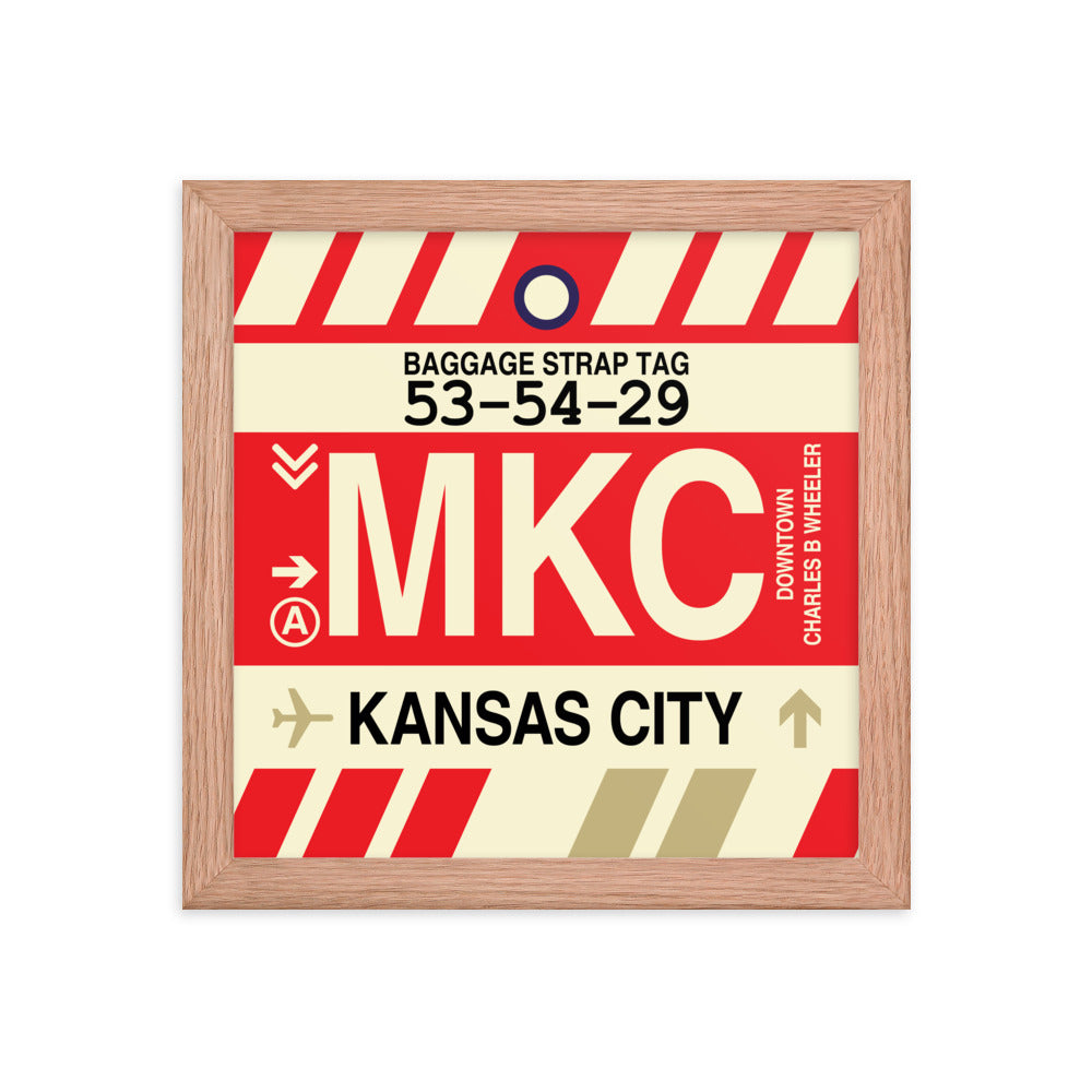 Travel-Themed Framed Print • MKC Kansas City • YHM Designs - Image 06