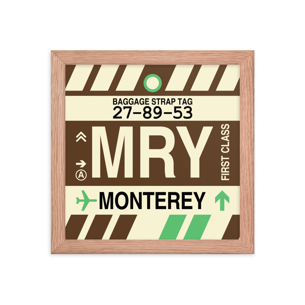 Travel-Themed Framed Print • MRY Monterey • YHM Designs - Image 06