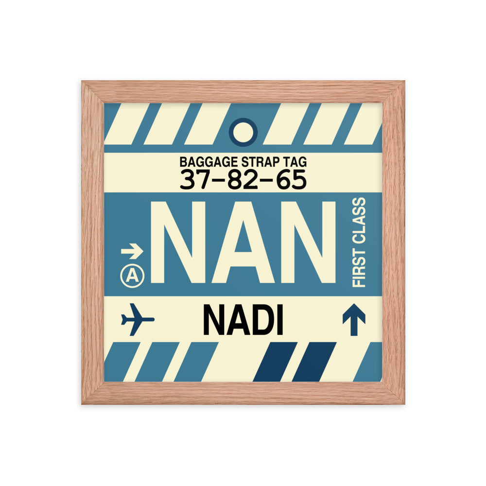Travel-Themed Framed Print • NAN Nadi Souvenir • YHM Designs - Image 06