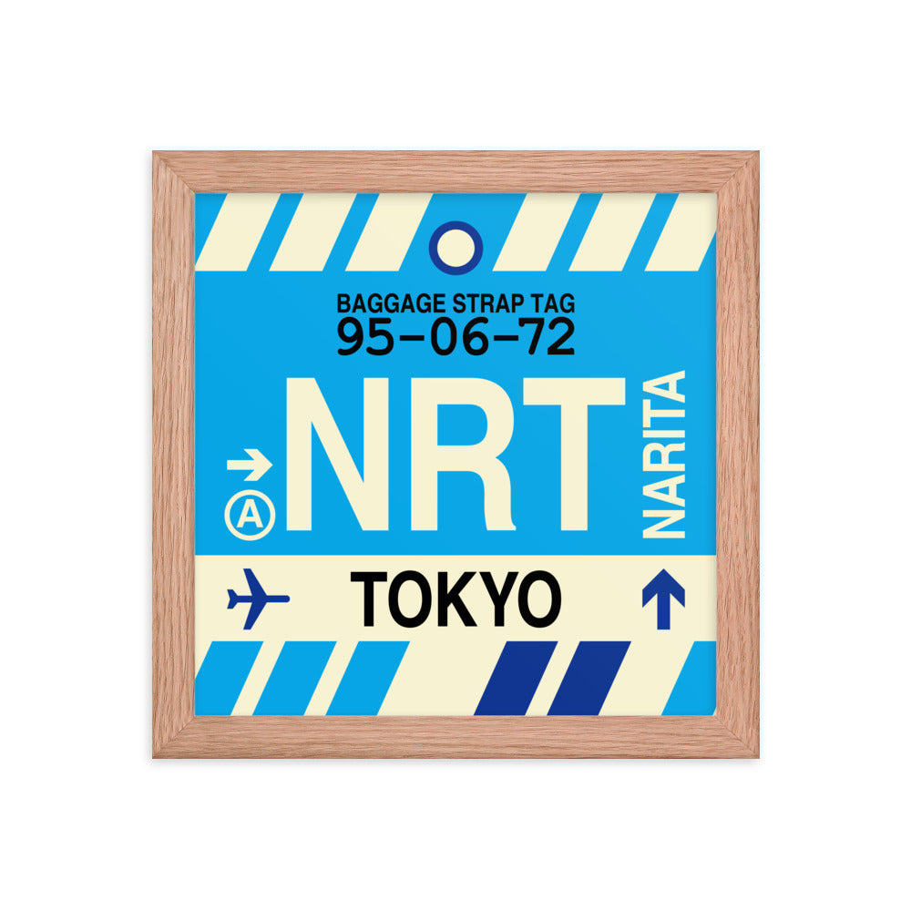 Travel-Themed Framed Print • NRT Tokyo • YHM Designs - Image 06