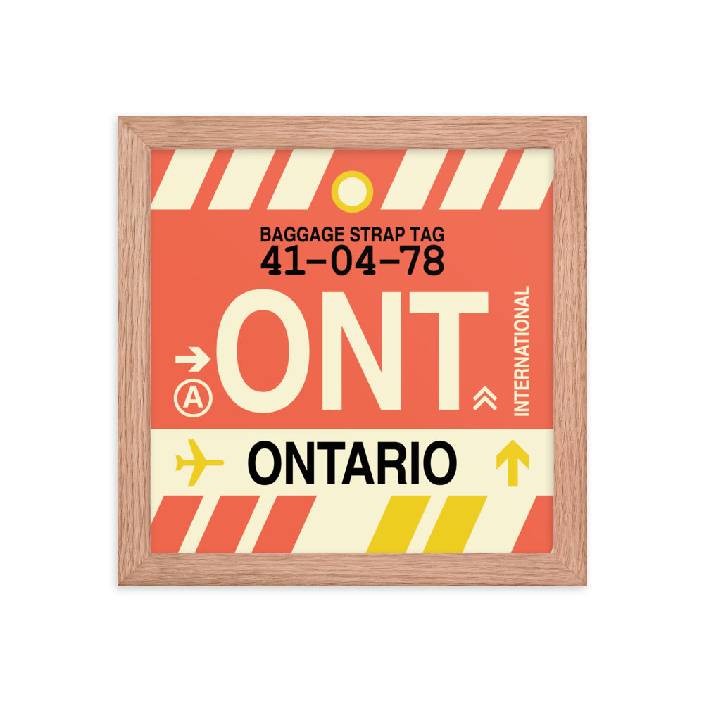 Travel-Themed Framed Print • ONT Ontario Souvenir • YHM Designs - Image 06