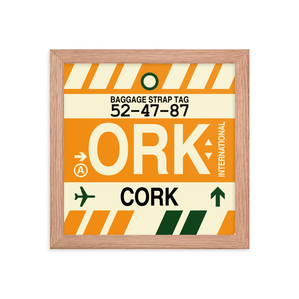 Travel-Themed Framed Print • ORK Cork Souvenir • YHM Designs - Image 06