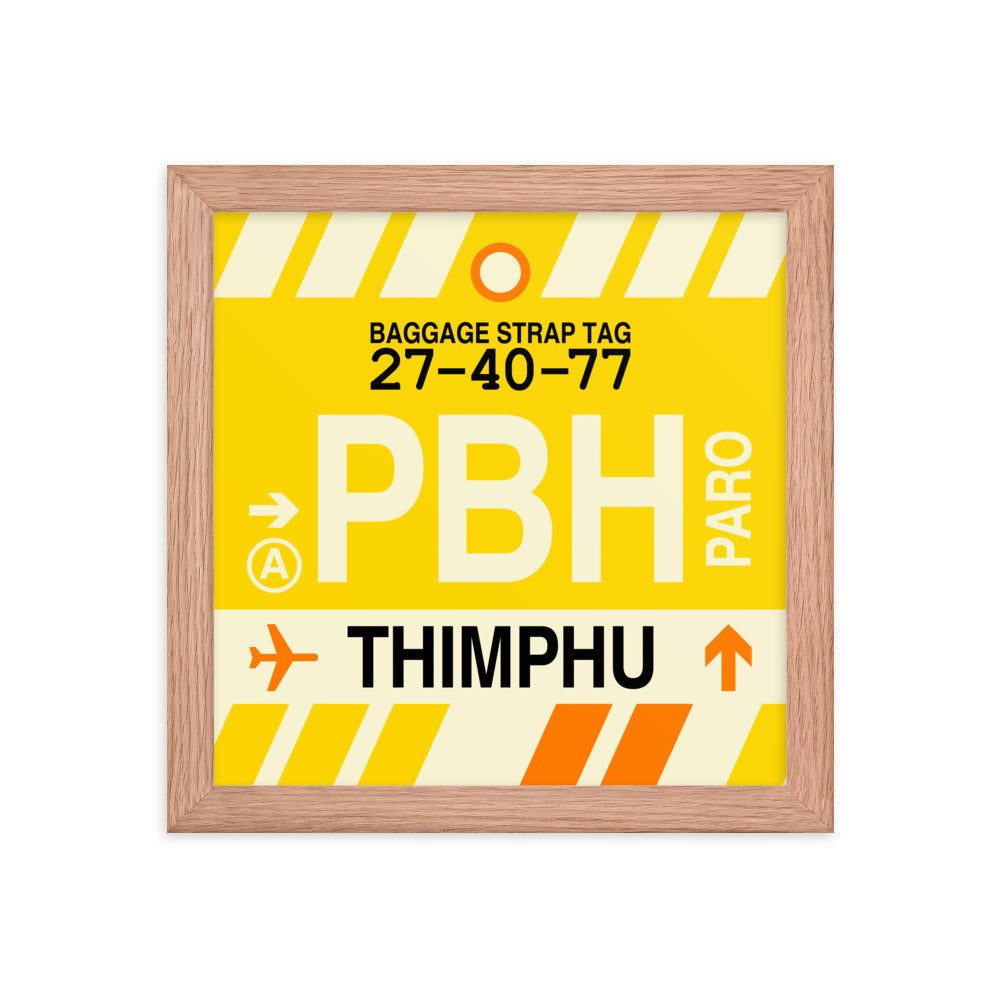 Travel-Themed Framed Print • PBH Thimphu Souvenir • YHM Designs - Image 06