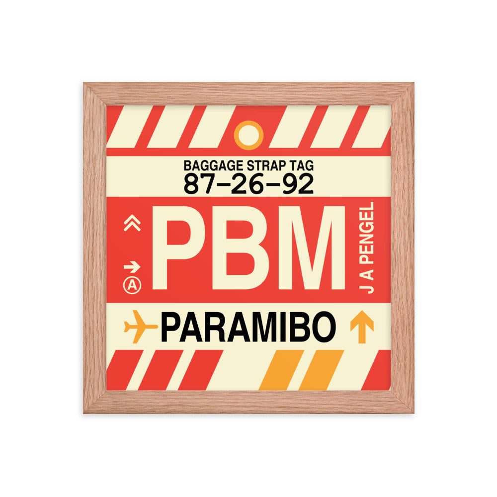 Travel-Themed Framed Print • PBM Paramibo Souvenir • YHM Designs - Image 06