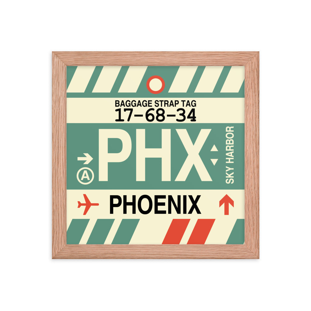 Travel-Themed Framed Print • PHX Phoenix • YHM Designs - Image 06