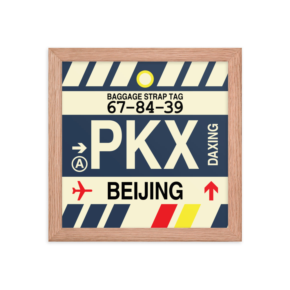 Travel-Themed Framed Print • PKX Beijing • YHM Designs - Image 06