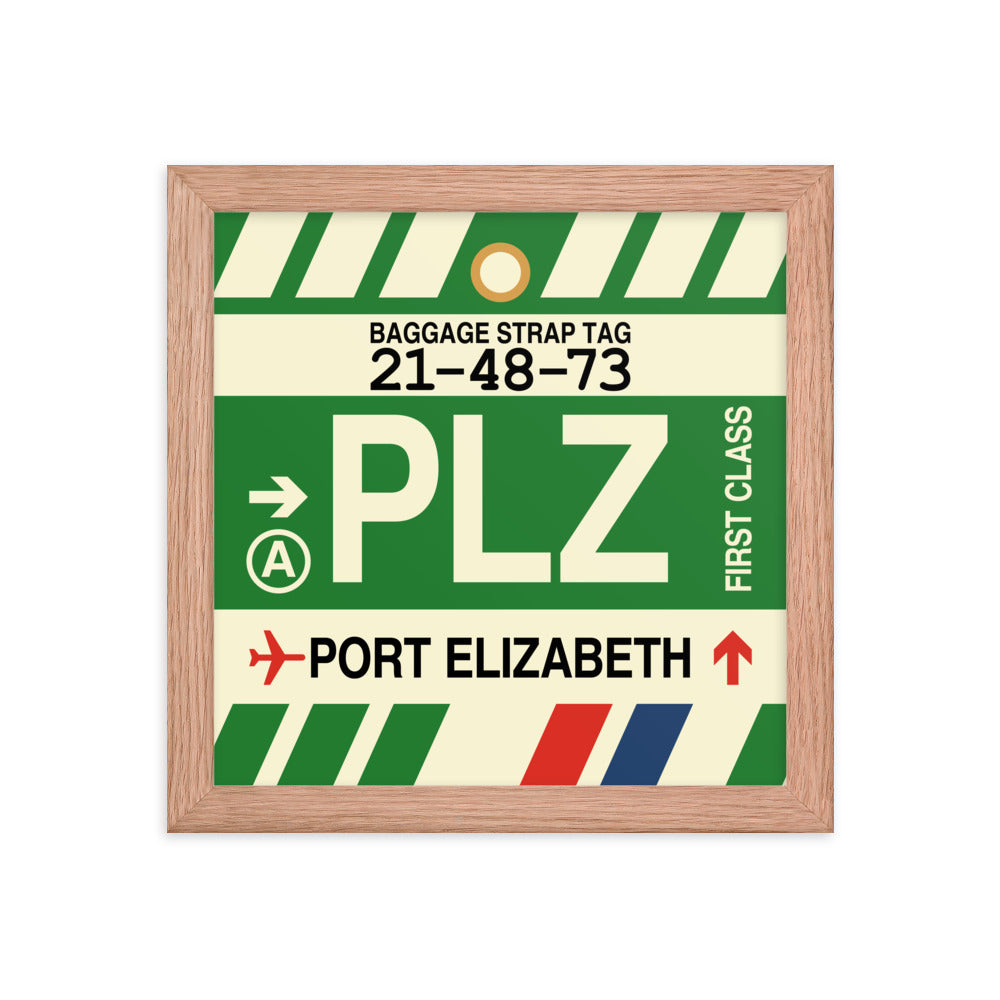 Travel-Themed Framed Print • PLZ Port Elizabeth Souvenir • YHM Designs - Image 06