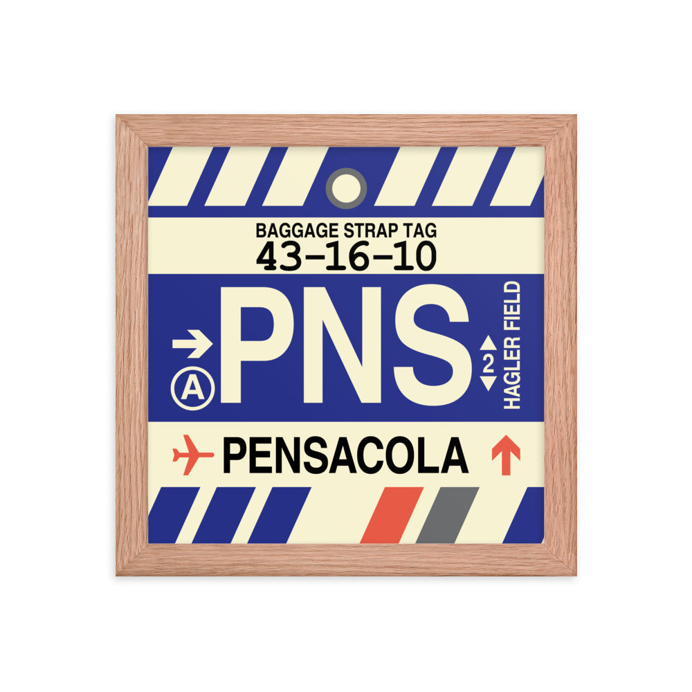 Travel-Themed Framed Print • PNS Pensacola • YHM Designs - Image 06
