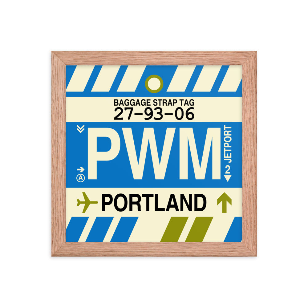 Travel-Themed Framed Print • PWM Portland • YHM Designs - Image 06