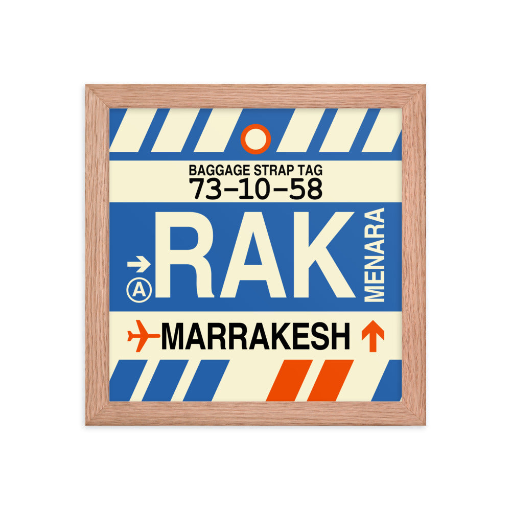 Travel-Themed Framed Print • RAK Marrakesh Souvenir • YHM Designs - Image 06