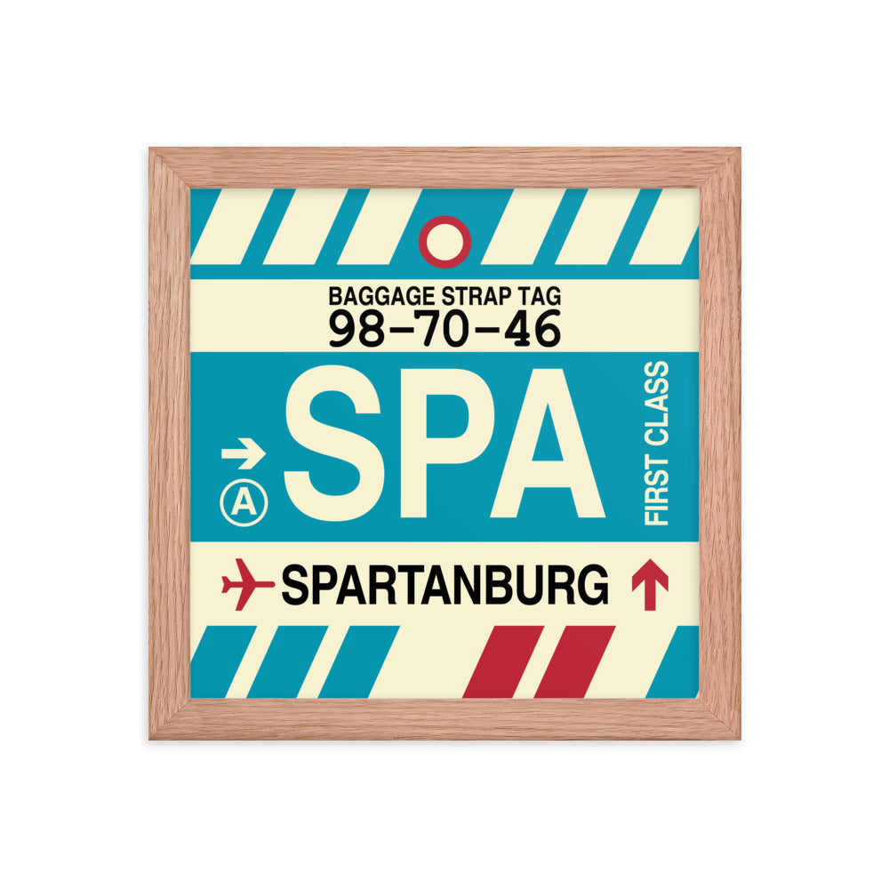 Travel-Themed Framed Print • SPA Spartanburg • YHM Designs - Image 06