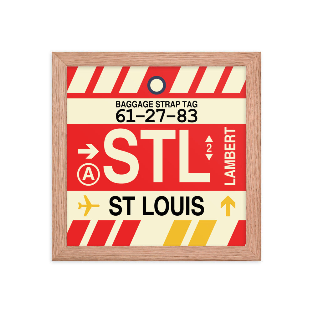 Travel-Themed Framed Print • STL St. Louis • YHM Designs - Image 06