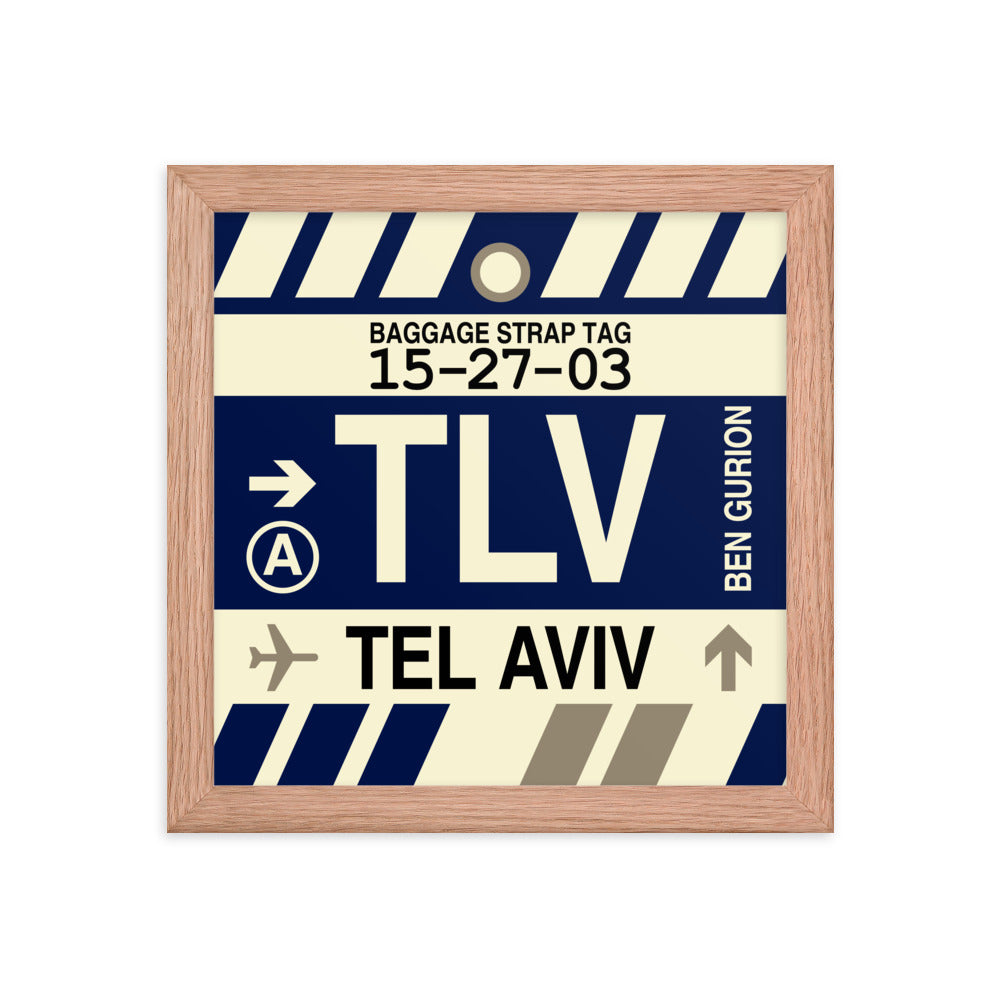 Travel-Themed Framed Print • TLV Tel Aviv • YHM Designs - Image 06
