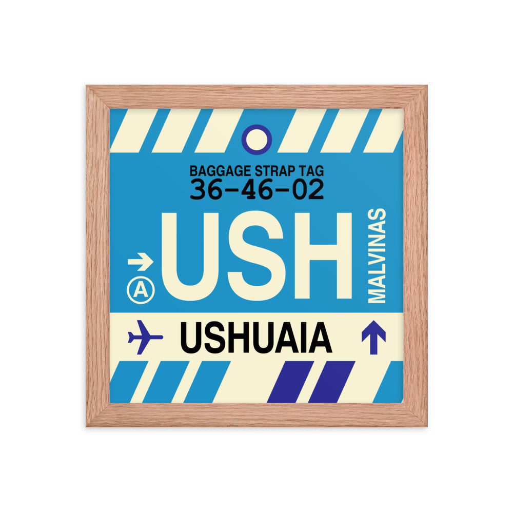 Travel-Themed Framed Print • USH Ushuaia • YHM Designs - Image 06