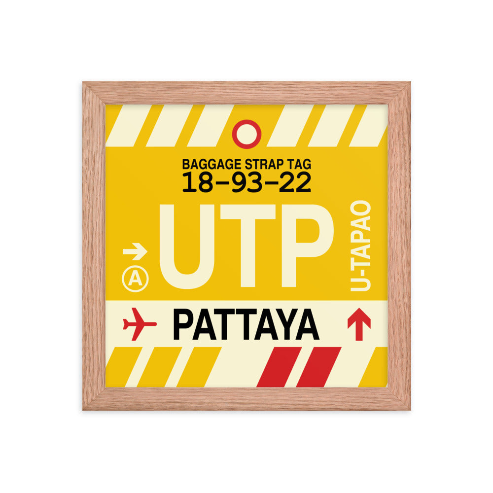 Travel-Themed Framed Print • UTP Pattaya • YHM Designs - Image 06