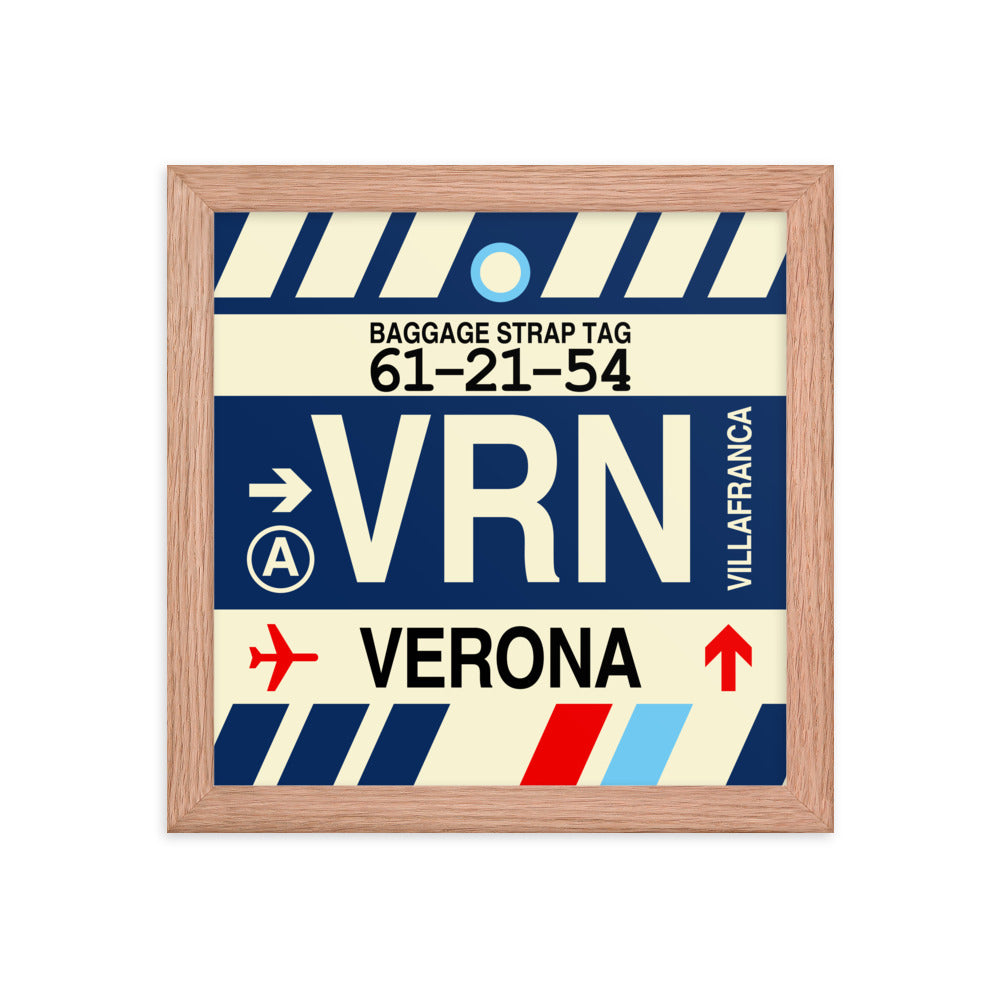 Travel-Themed Framed Print • VRN Verona • YHM Designs - Image 06