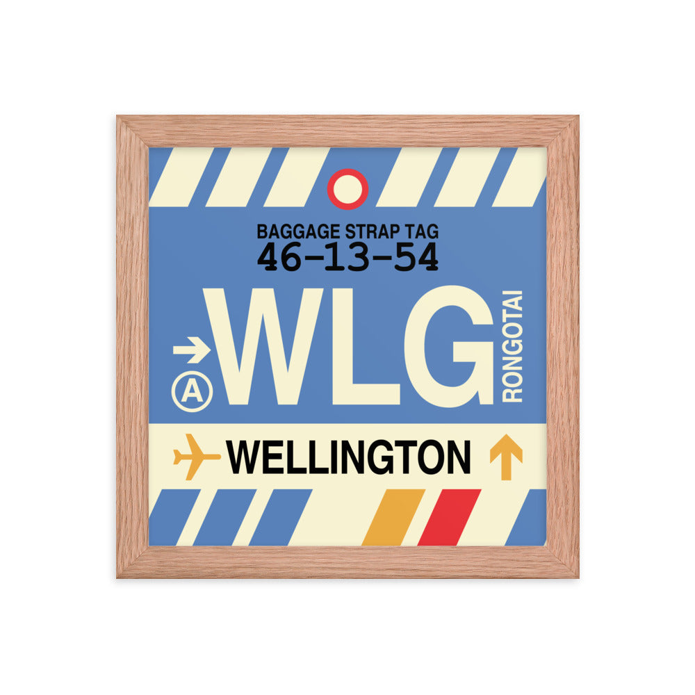 Travel-Themed Framed Print • WLG Wellington • YHM Designs - Image 06