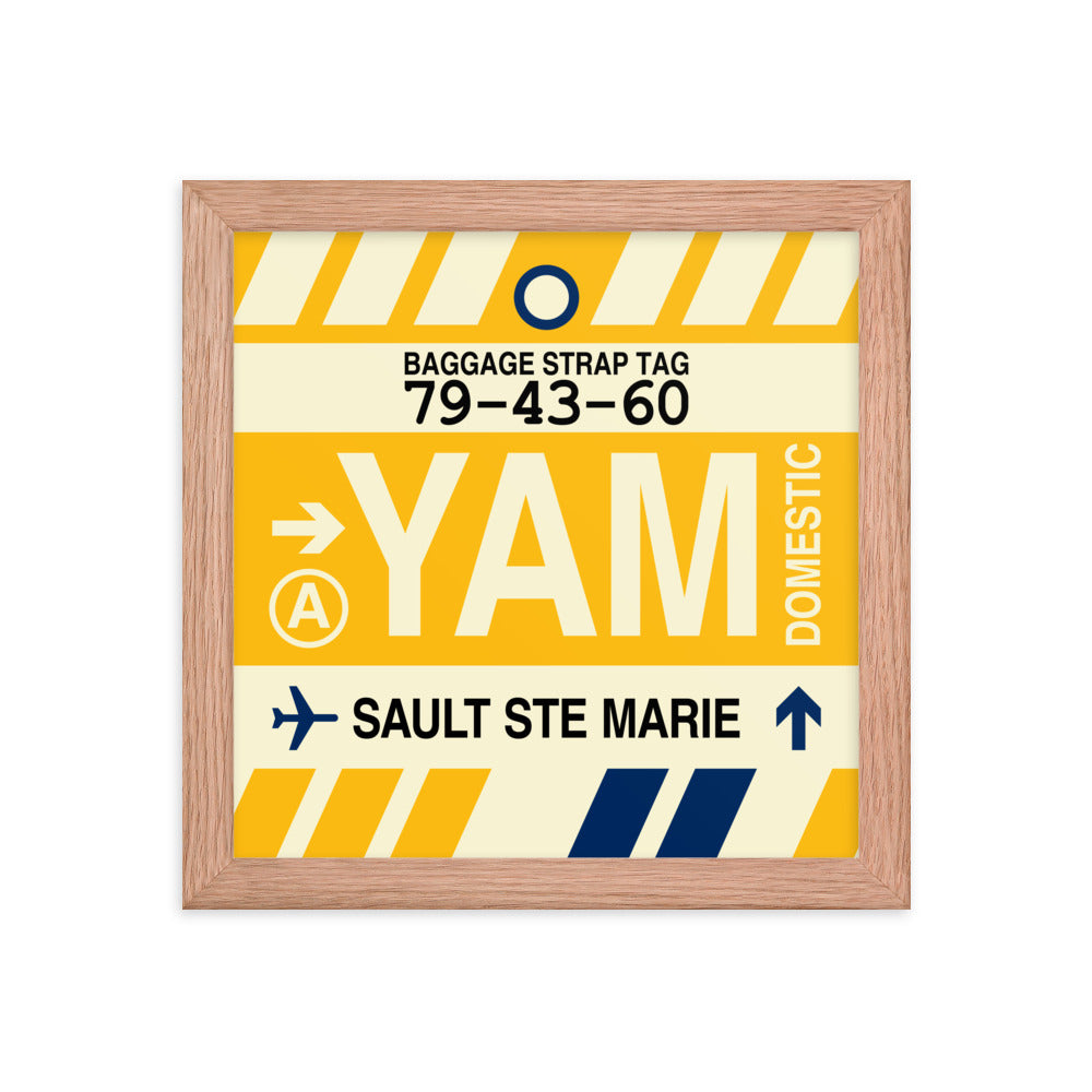 Travel-Themed Framed Print • YAM Sault-Ste-Marie • YHM Designs - Image 06
