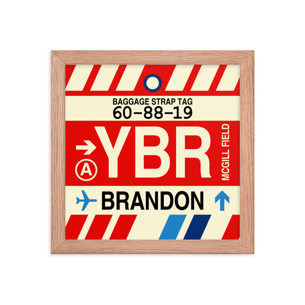 Travel-Themed Framed Print • YBR Brandon • YHM Designs - Image 06